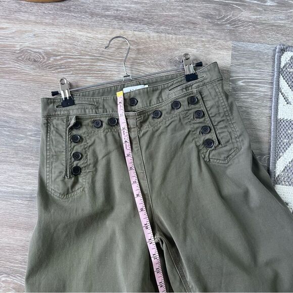 ALC pierce twill sailor pant in army green wide leg women’s size 2 (small flaw)‎ - Picture 5 of 9